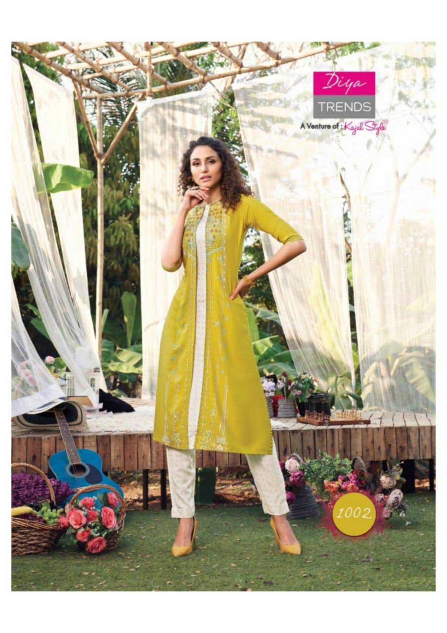 Diya Scarlett Vol-1 Shrug Kurti Manufacturer Diya Scarlett Vol-1 Shrug Kurti Manufacturer